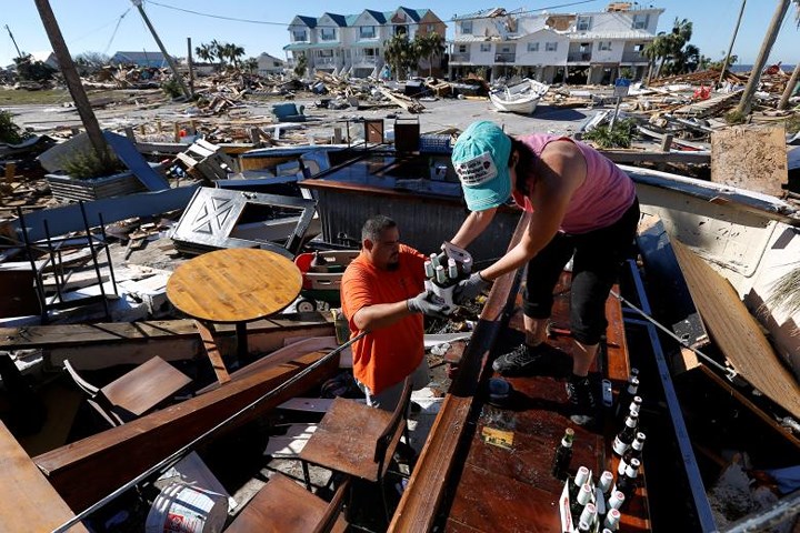 Cận cảnh hậu quả kinh hoàng do bão Michael gây ra ở Florida (Mỹ)