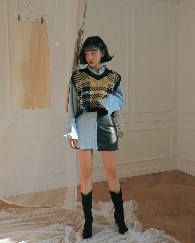 Năm nay áo gile len hot trở lại, chắc chắn xinh đáng để bạn đầu tư ngay tắp lự