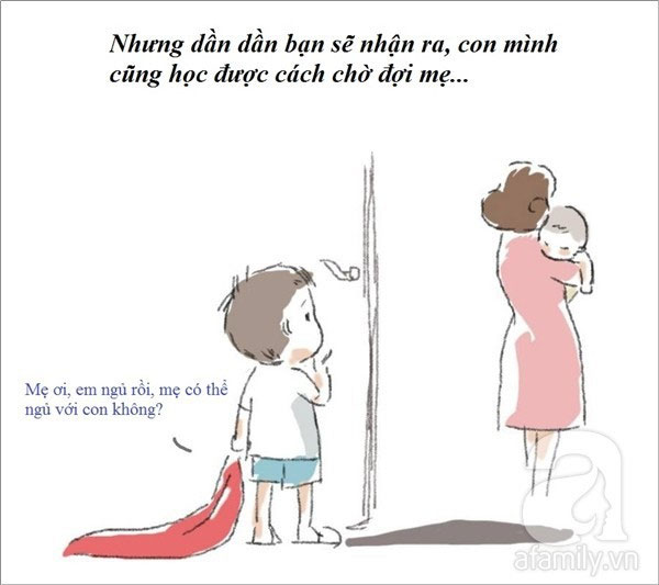 Bài thơ con gửi mẹ mới sinh em bé bất ngờ được chia sẻ lại, trái tim những mẹ hai con nhói đau