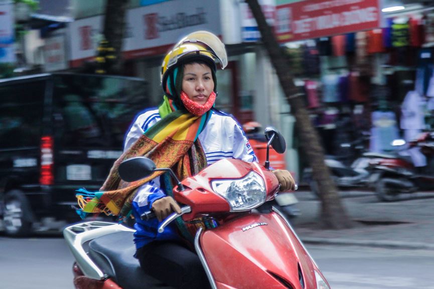 Người Hà Nội run run trong cái lạnh đầu mùa