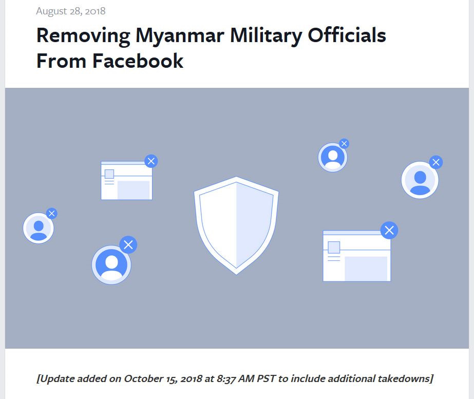 Báo Mỹ: Facebook là công cụ khơi thù hận, bạo lực ở Myanmar