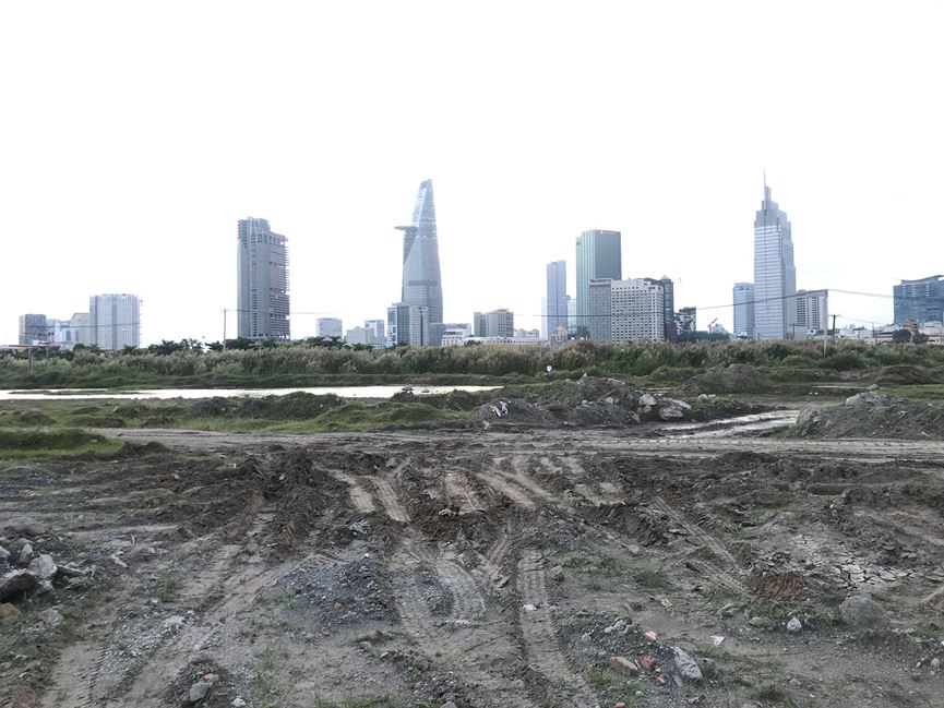 Cận cảnh khu đất dự kiến xây quảng trường Thủ Thiêm 2.000 tỷ