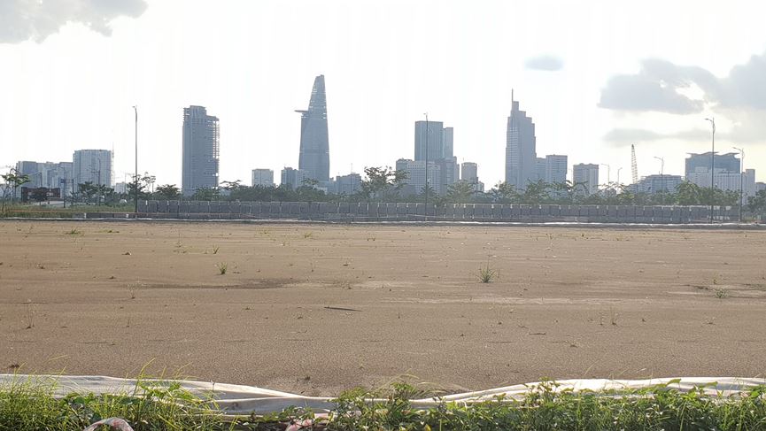 Cận cảnh khu đất dự kiến xây quảng trường Thủ Thiêm 2.000 tỷ