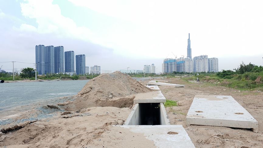 Cận cảnh khu đất dự kiến xây quảng trường Thủ Thiêm 2.000 tỷ