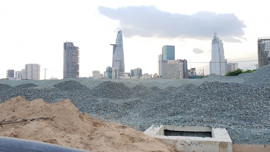 Cận cảnh khu đất dự kiến xây quảng trường Thủ Thiêm 2.000 tỷ