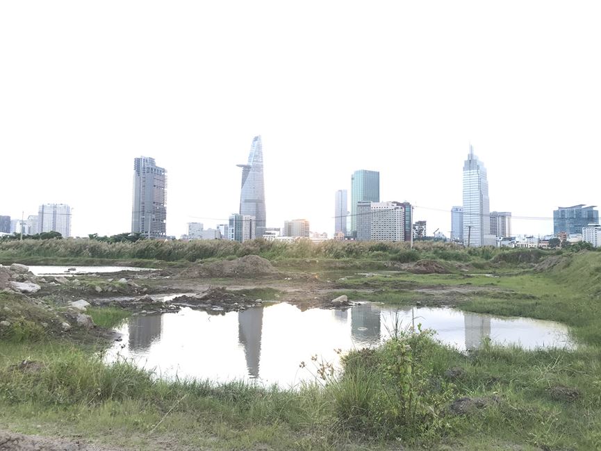 Cận cảnh khu đất dự kiến xây quảng trường Thủ Thiêm 2.000 tỷ Cận cảnh khu đất dự kiến xây quảng trường Thủ Thiêm 2.000 tỷ