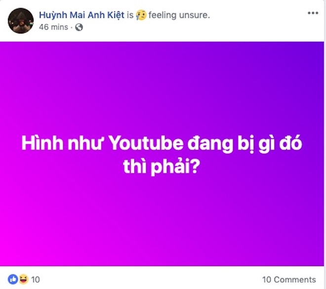 YouTube sập toàn cầu: Dân mạng VN hoang mang, YouTube lên Facebook xin lỗi