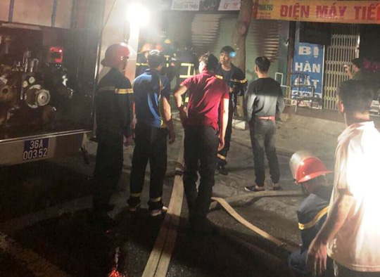 Cháy cửa hàng điện thoại Hoàng Hà mobile, thiệt hại nhiều tỉ đồng