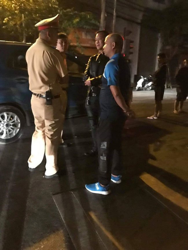 Xe của Anh Tuấn Người phán xử nát đầu vì bị xe Dương Hồng Sơn đâm