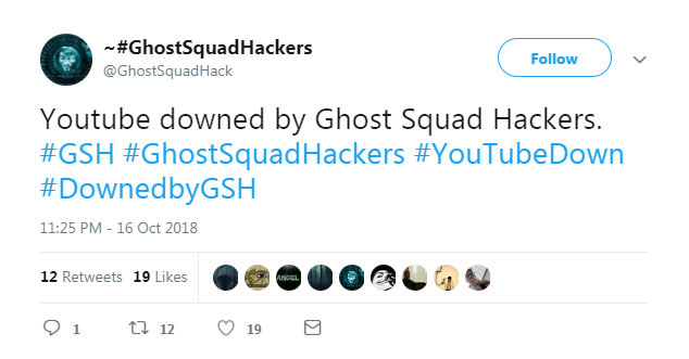 Nhóm hacker này tự nhận đã hack YouTube hôm qua, không biết là thật hay chỉ võ mồm bám fame