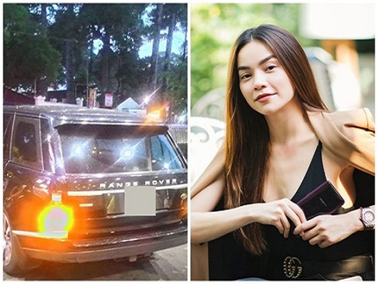 Xế hộp 10 tỷ của Hồ Ngọc Hà bốc khói giữa đường Sài Gòn