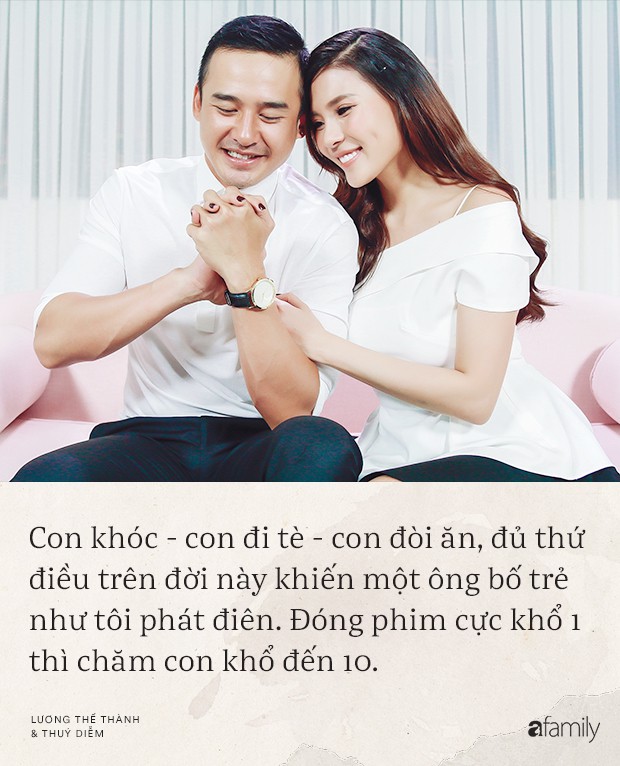 Lương Thế Thành gây xúc động: Thúy Diễm bị trầm cảm, hoảng loạn vì xấu xí, to béo sau khi sinh