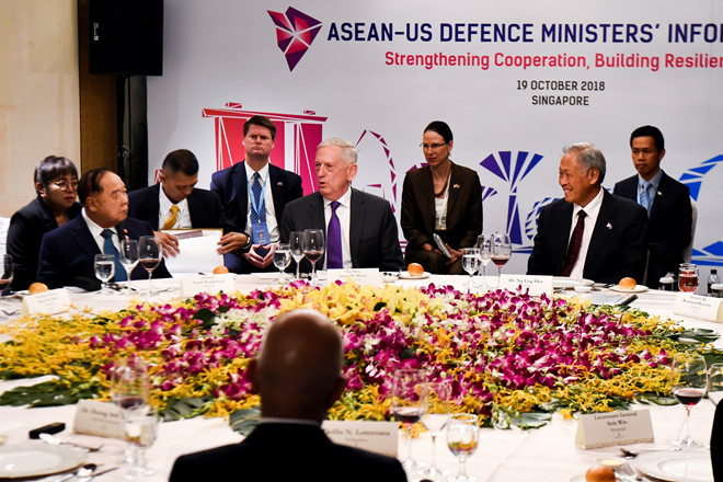 Mỹ và ASEAN đồng ý tập trận chung vào năm 2019