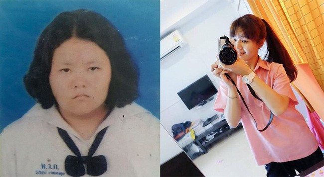 Từng bị gọi là voi nước vì nặng tới 100kg, cô gái chỉ giảm cân mà lột xác ngỡ ngàng như phẫu thuật thẩm mỹ