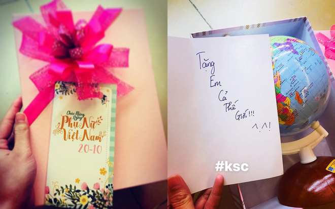 Chị em rục rịch khoe quà 20/10, chất nhất là hộp chanh sả đúng nghĩa đen