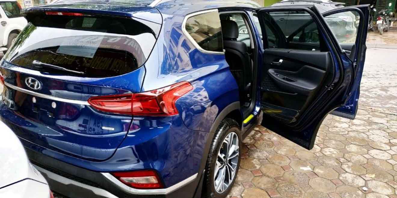 Hyundai SantaFe 2019 bất ngờ xuất hiện trên đường phố Hà Nội