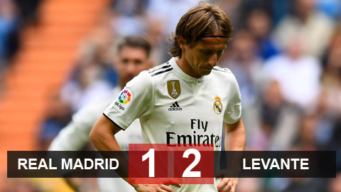 Để thua trên sân nhà, Real không thắng 5 trận liên tiếp