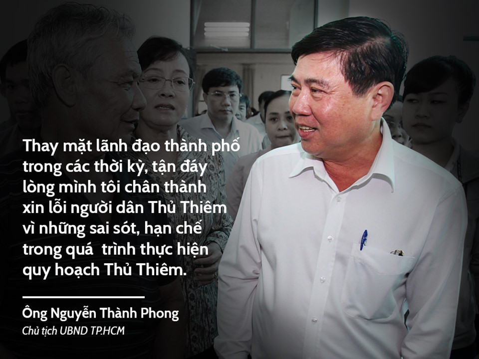 Cam kết sửa sai của lãnh đạo TP.HCM với người dân Thủ Thiêm