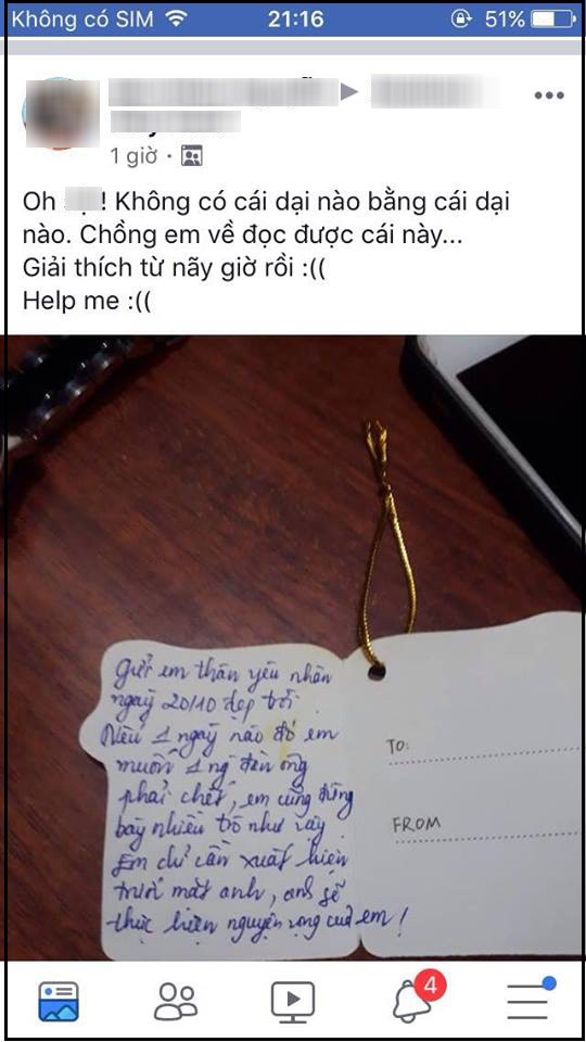 Vợ trẻ bị chồng giận vì món quà 20/10 của đồng nghiệp nam, dân mạng lại vẽ ra thuyết âm mưu thế này