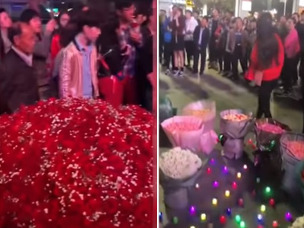 Màn cầu hôn oái oăm nhất năm: Hai chàng trai cùng bày tỏ với một cô gái không thành nên lao vào đánh nhau Màn cầu hôn oái oăm nhất năm: Hai chàng trai cùng bày tỏ với một cô gái không thành nên lao vào đánh nhau
