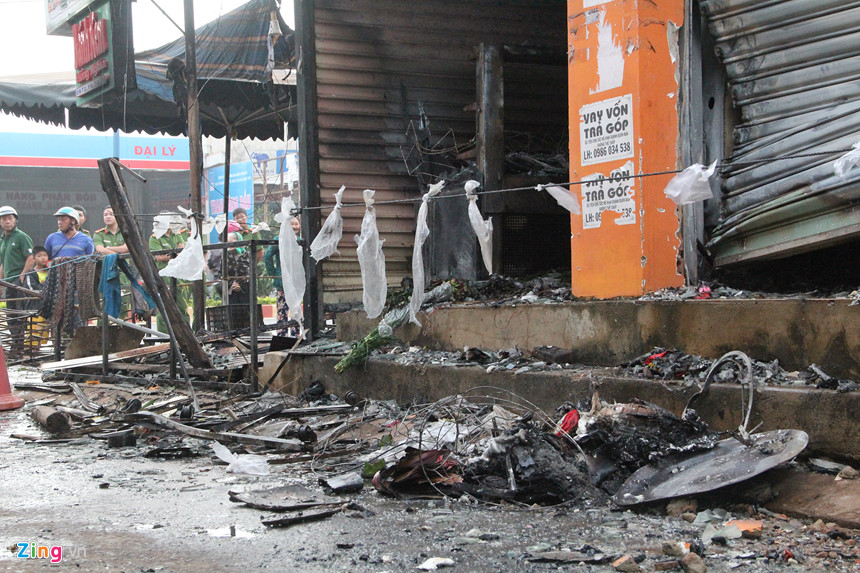 Hiện trường vụ cháy shop hoa khiến 2 cô gái tử vong