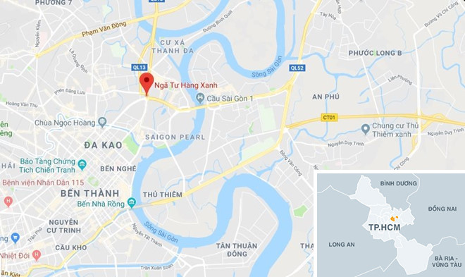 Nữ tài xế lái BMW có nồng độ cồn cao khi tông xe liên hoàn ở Sài Gòn