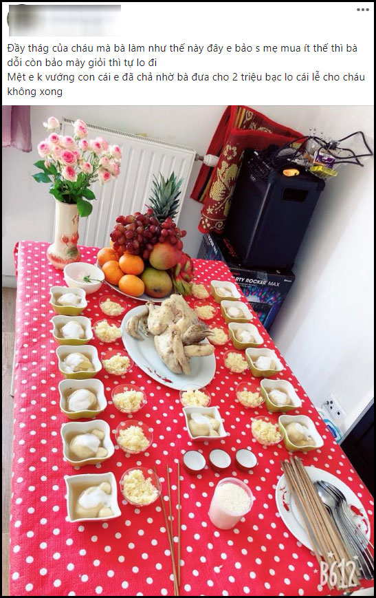 Ấm ức vì đưa 2 triệu mà mẹ chồng chuẩn bị lễ đầy tháng cho cháu sơ sài, mẹ trẻ lại bị mắng thêm