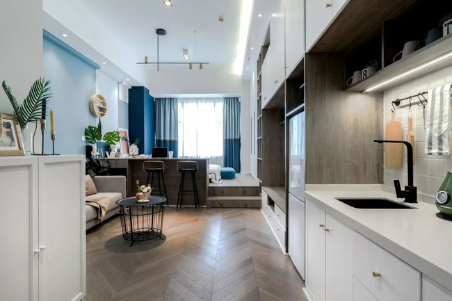 Ai cũng ngả mũ bái phục trước tài sắp xếp của chủ nhân căn hộ 35m² này