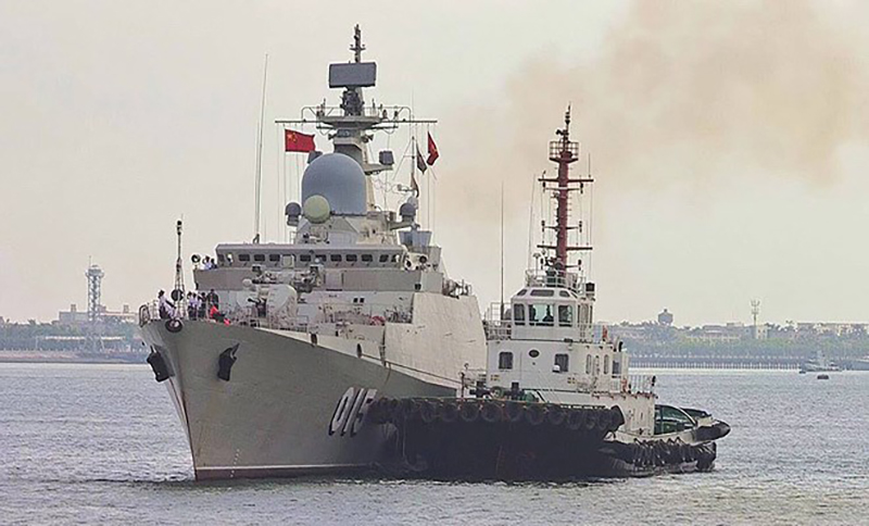 Ảnh Tàu 015 - Trần Hưng Đạo uy dũng trên đất Trung Quốc