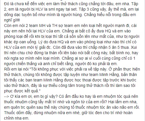 Quản lý của Minh Hằng đáp trả gay gắt khi Brian Trần tố cáo HLV The Face Vietnam không công bằng