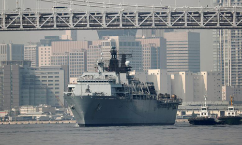 Tư lệnh hải quân Anh tuyên bố điều thêm tàu chiến tới Biển Đông