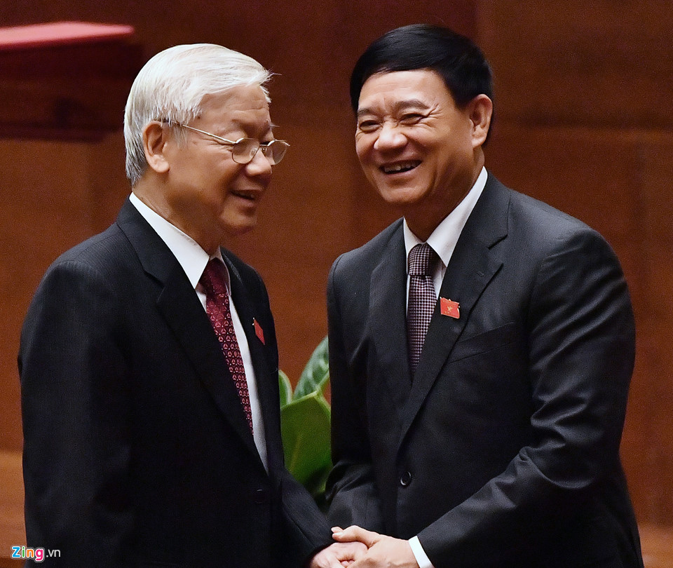 Tổng bí thư Nguyễn Phú Trọng trong ngày đắc cử Chủ tịch nước