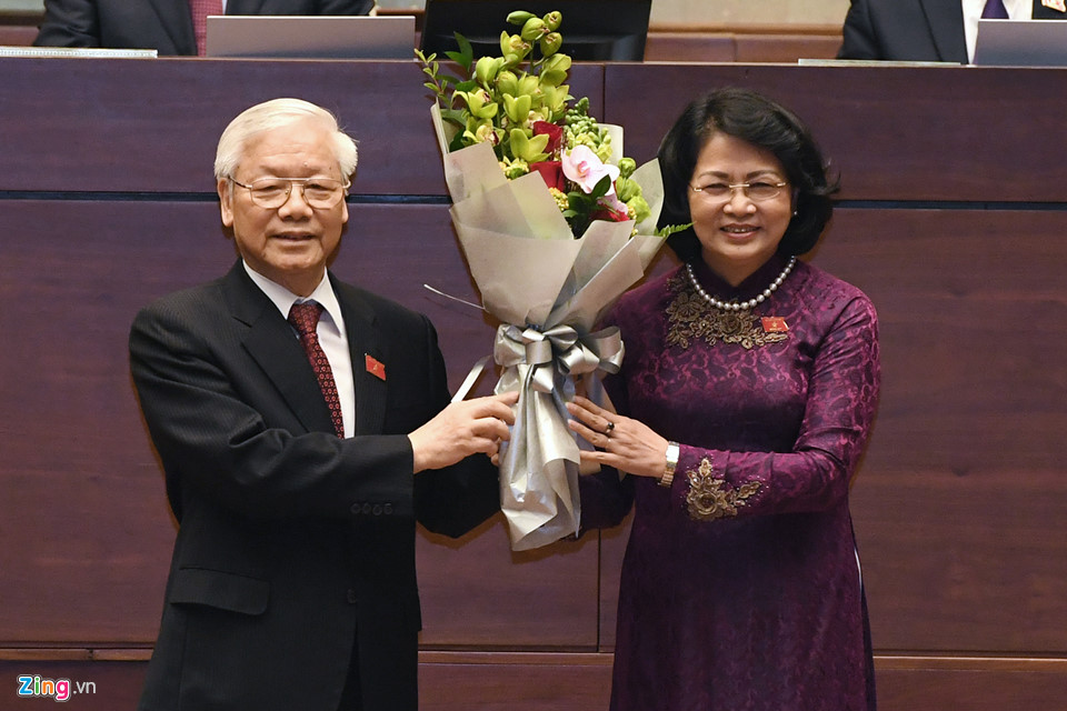 Tổng bí thư Nguyễn Phú Trọng trong ngày đắc cử Chủ tịch nước