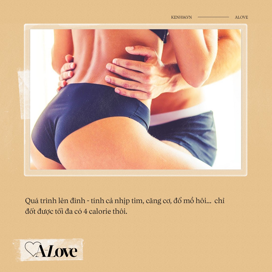 Nếu coi sex như tập gym thì mỗi lần lên đỉnh sẽ tiêu được bao nhiêu năng lượng?