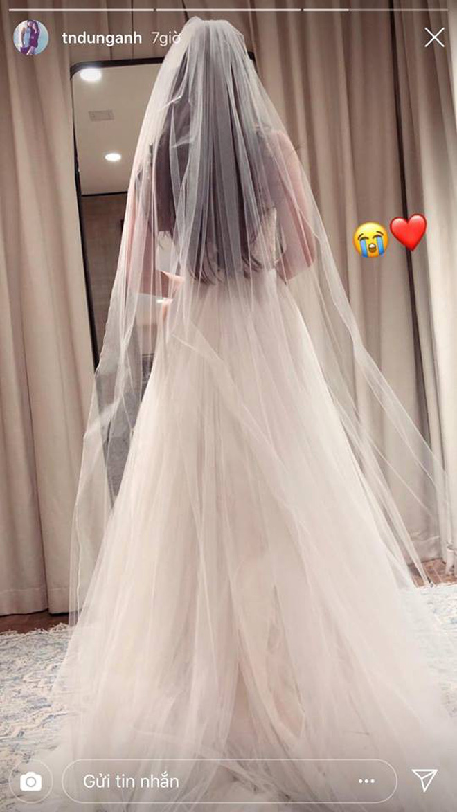 Mie Nguyễn khoe ảnh diện váy cưới lộng lẫy sau gần 1 tháng được cầu hôn
