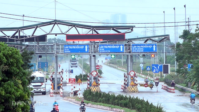 Đê tả sông Đuống oằn mình gánh hàng ngàn lượt xe tránh trạm BOT