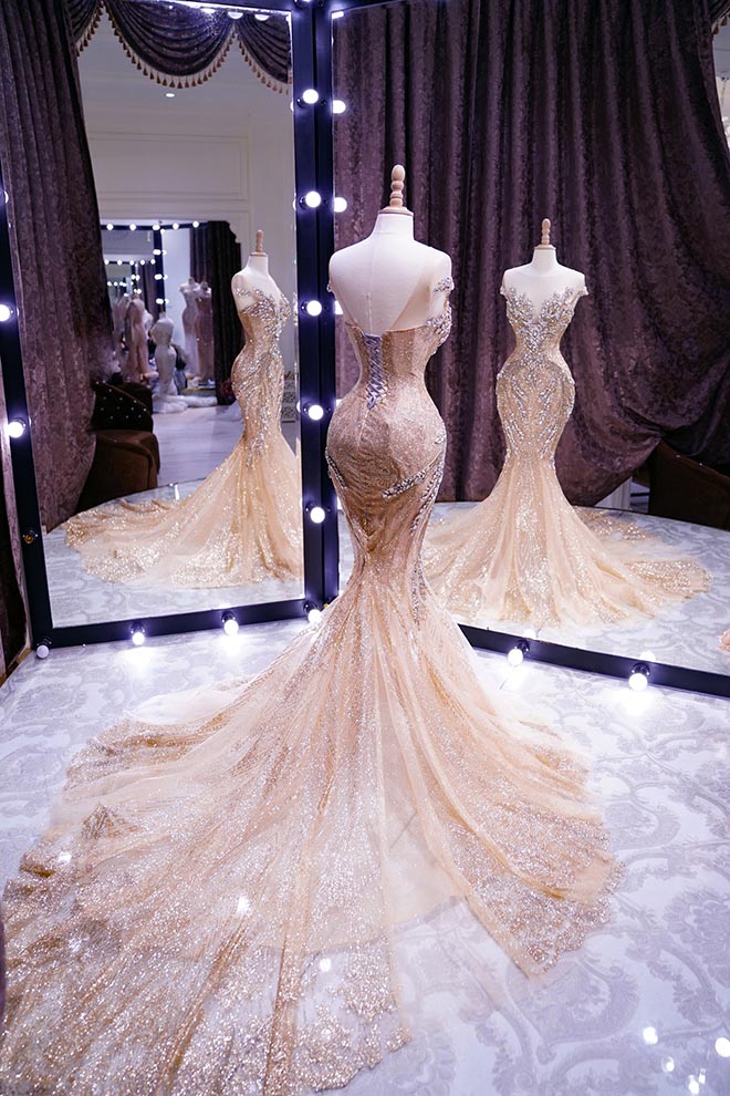 Hé lộ trang phục dạ hội của Phương Nga trong đêm chung kết HH Hòa bình Quốc tế tối mai