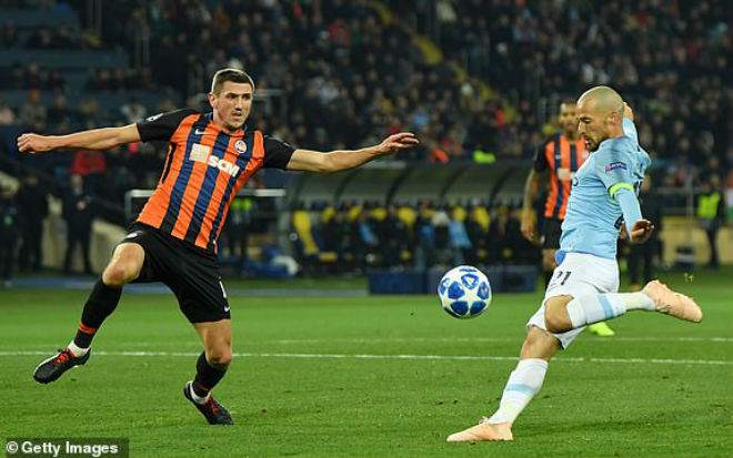 Shakhtar Donetsk - Man City: Song tấu Silva tưng bừng nhảy múa