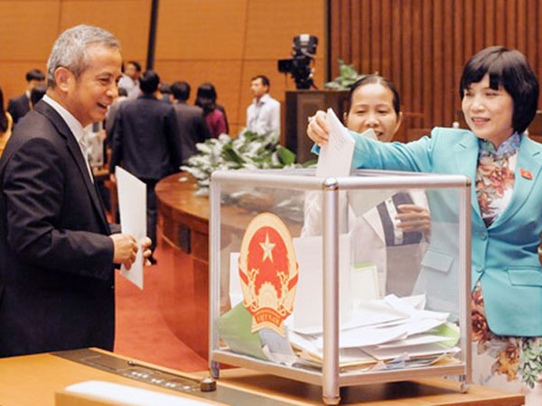 Hôm nay Quốc hội thông qua danh sách 48 người được lấy phiếu tín nhiệm