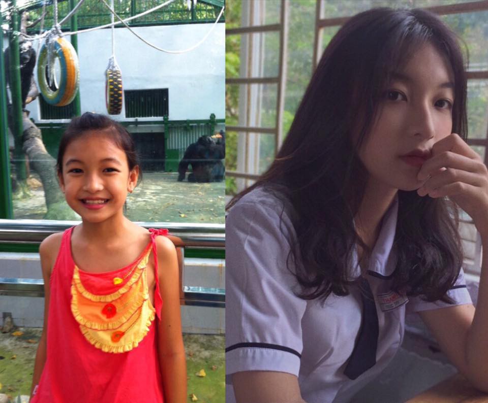 Khoe ảnh lột xác so với thời thơ ấu, nữ sinh 15 tuổi nói mình vẫn chưa dậy thì xong