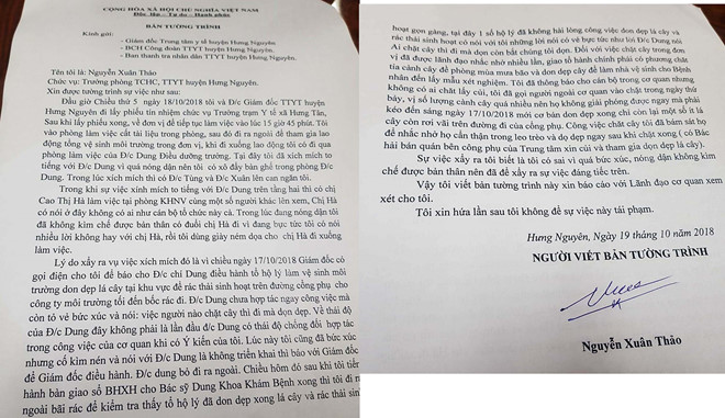 Trưởng phòng tổ chức bệnh viện ném ghế về phía nữ đồng nghiệp