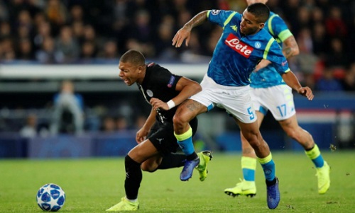 Siêu phẩm của Di Maria cứu PSG thoát thua Napoli