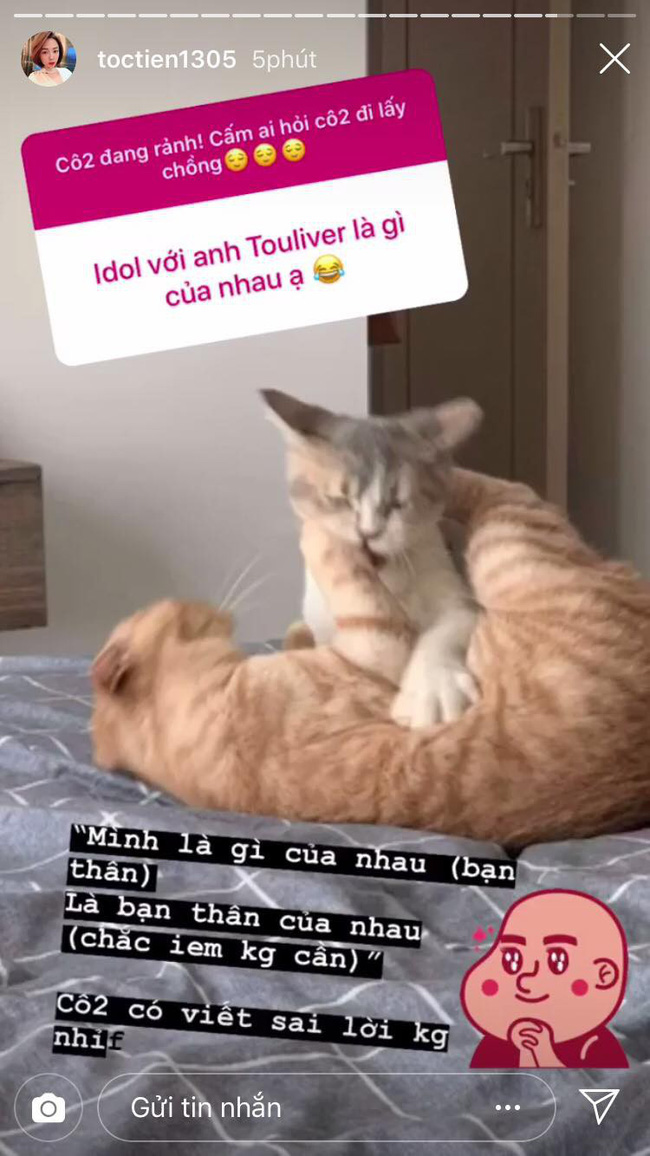 Sau tin đồn đã làm đám hỏi, Tóc Tiên trả lời cực chất khi được hỏi là gì của Hoàng Touliver?