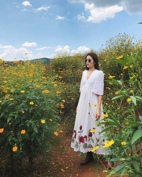 Chọn váy mùa thu đẹp như sao Việt