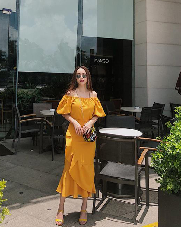 Chọn váy mùa thu đẹp như sao Việt