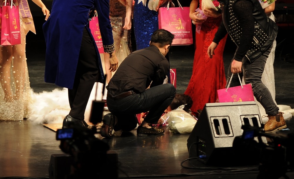 Thống kê các màn ngất xỉu gây sốc không kém Tân Hoa hậu của Miss Grand International 2018 Thống kê các màn ngất xỉu gây sốc không kém Tân Hoa hậu của Miss Grand International 2018