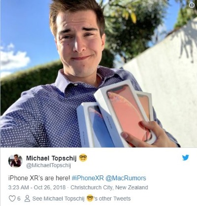 iPhone Xr bắt đầu tới tay người dùng toàn thế giới