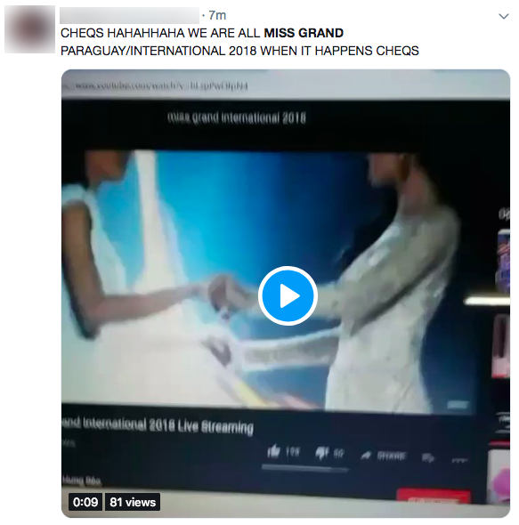 Tân Hoa hậu Hòa bình Thế giới 2018 đòi gọi bác sĩ vì lên cơn đau tim ngay trước phút đăng quang