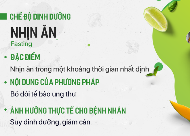 Tác hại của chế độ ăn bỏ đói tế bào ung thư, thực dưỡng... nhiều người đang áp dụng