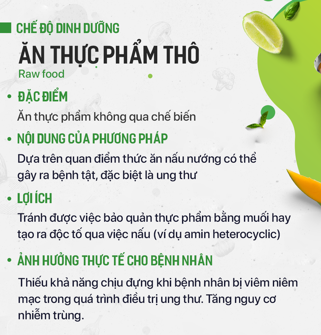 Tác hại của chế độ ăn bỏ đói tế bào ung thư, thực dưỡng... nhiều người đang áp dụng